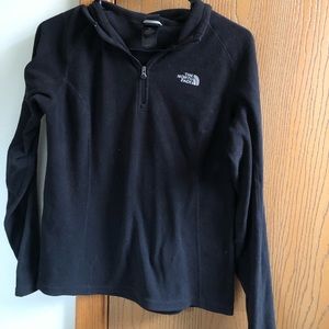 North face quarter zip up